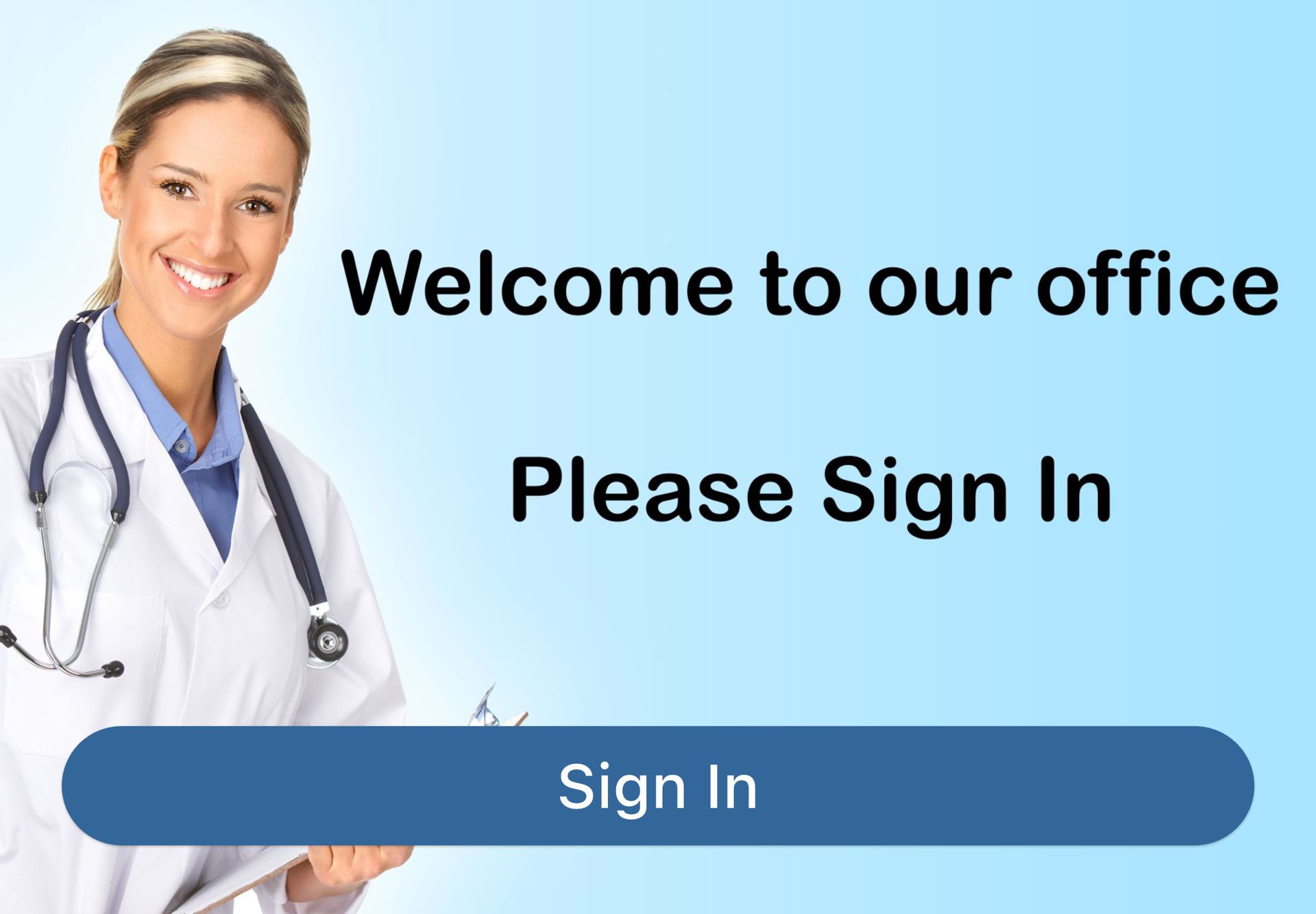 Add a background image to your kiosk to give a more polished look.